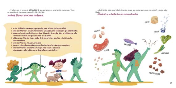 María y Coco en Vitaminápolis. Descubre los superpoderes de las vitaminas (Emociones, valores y hábitos)