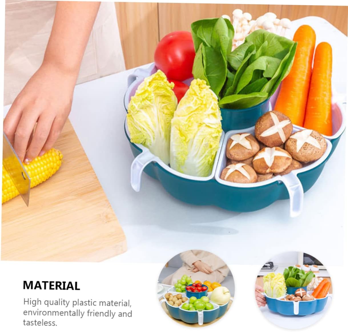 YARNOW Cesta De Drenaje Colador De Doble Capa Tazón De Lavado De Verduras Agua De Arroz Colador De Cesta De Frutas Canasta De Frutas Cesta De Clasificación Familiar