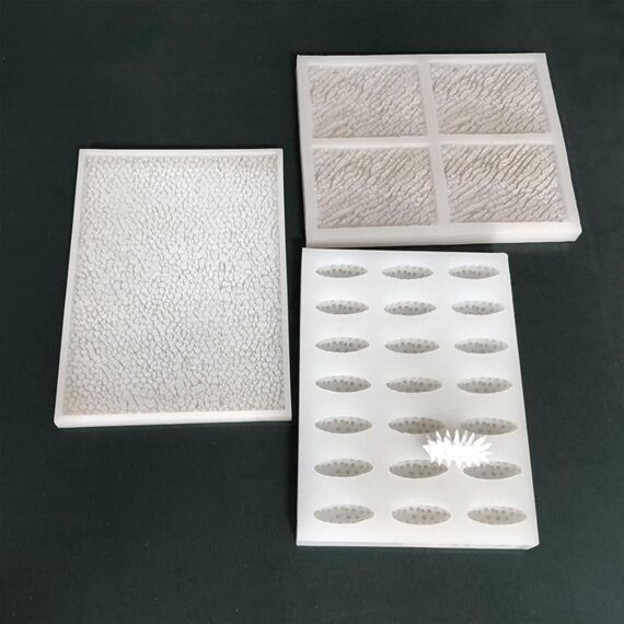Itkcozcg Moldes de silicona de resina de mariscos, moldes de chocolate para fondant, modelo de mariscos artificiales, decoración de alimentos de mar de simulación