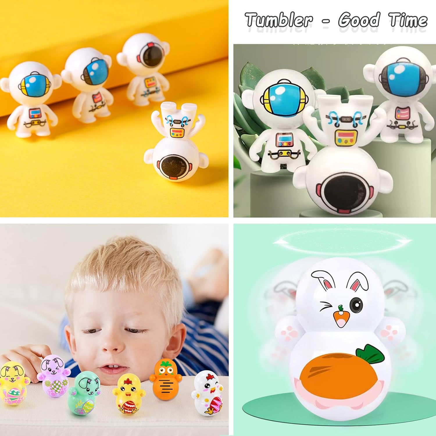 Acuiwer Huevos de Pascua 48 Piezas Huevos Sorpresa Juguetes de Plastico para Relleno Decoración de Pascua Huevo de Pascua con 6 Huevos a Juego Juguete Huevos para Regalos de Pascua Cumpleaños