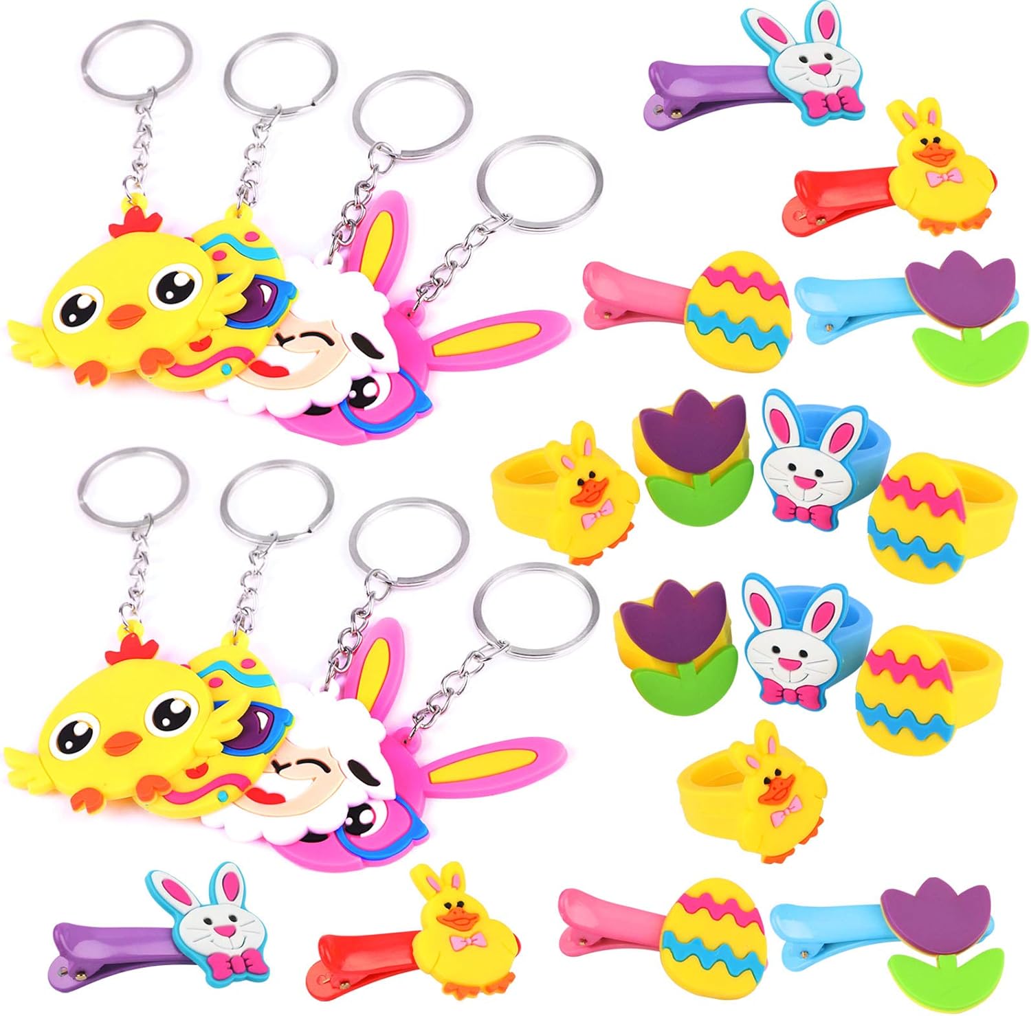 HOWAF Huevo de Pascua, Huevos de Plástico Colores Rellenables para Pascua, Decoración de Huevos de Pascua, para la Búsqueda de Huevos de Pascua, niños Regalos de fiesta Pascua