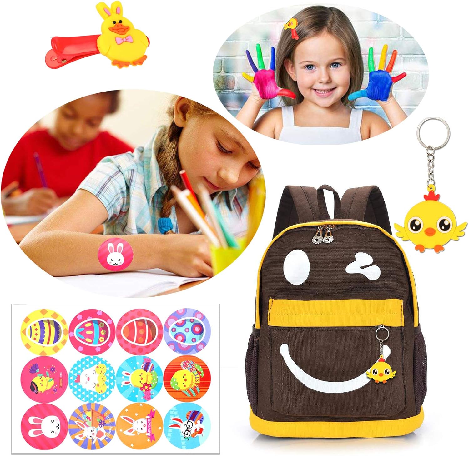 HOWAF Huevo de Pascua, Huevos de Plástico Colores Rellenables para Pascua, Decoración de Huevos de Pascua, para la Búsqueda de Huevos de Pascua, niños Regalos de fiesta Pascua